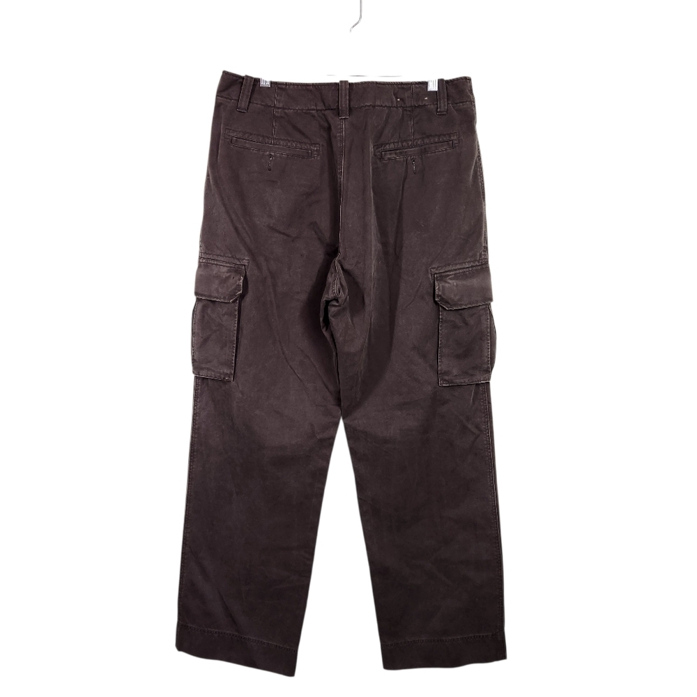 Men's J Crew Cargo Brown Pants - Picture 2 of 6